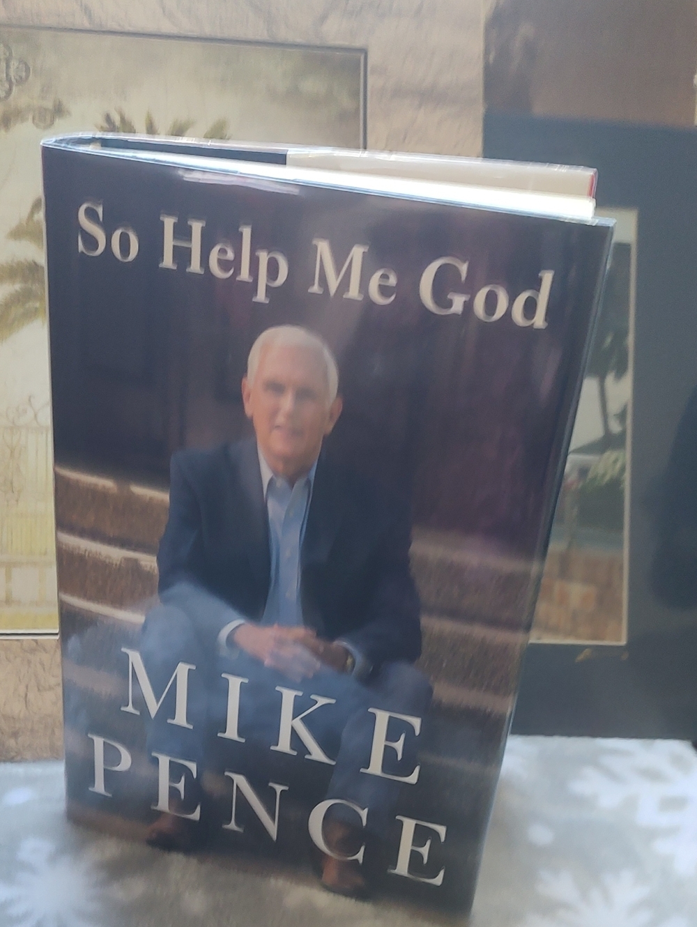 Mike Pence 'So Help Me God' Hardcover, 📚 2002